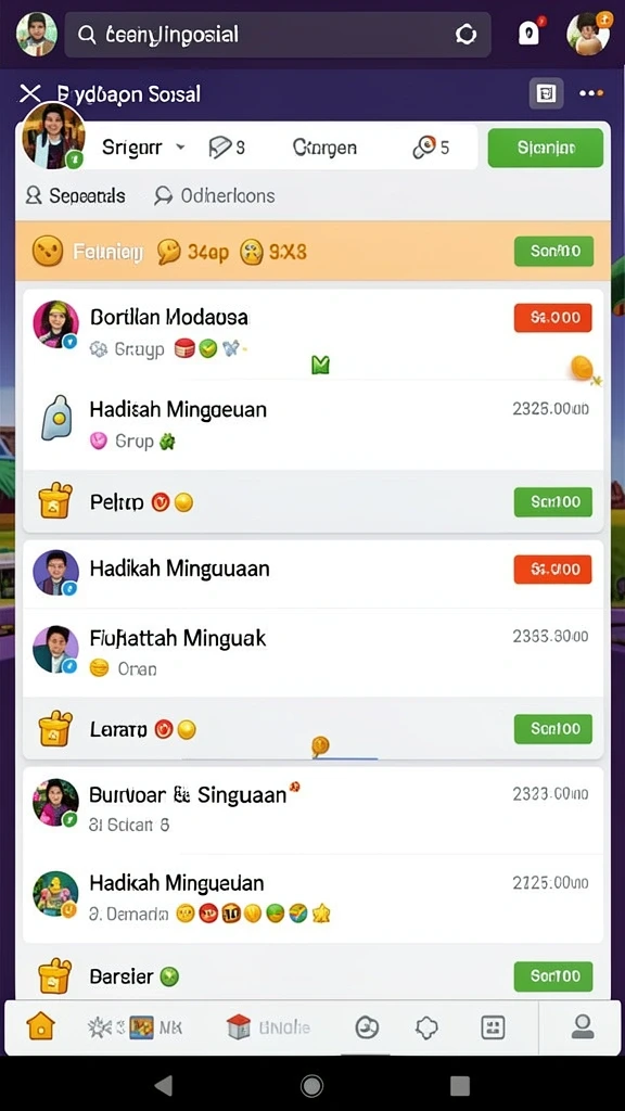 kingslot - Tangkapan layar menunjukkan tampilan utama KINGSLOT.