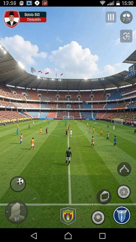 rajawali55 - Tangkapan layar menunjukkan grafis menawan dalam game.