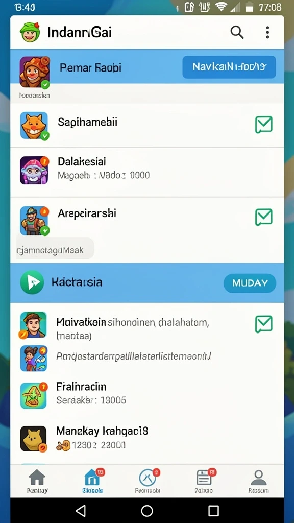 topdomino - Screenshot menampilkan tampilan antarmuka permainan yang menarik.